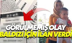 Gazeteye ilan vererek baldızından özür diledi