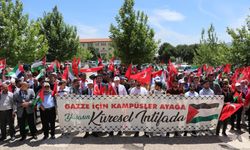 Kahramanmaraş’ta Filistin’e destek yürüyüşü düzenlendi