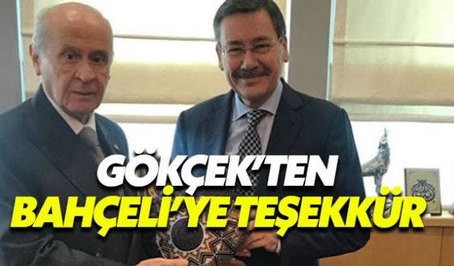 Melih Gökçek'ten Ankara'da aday göstermeyen Bahçeli'ye teşekkür