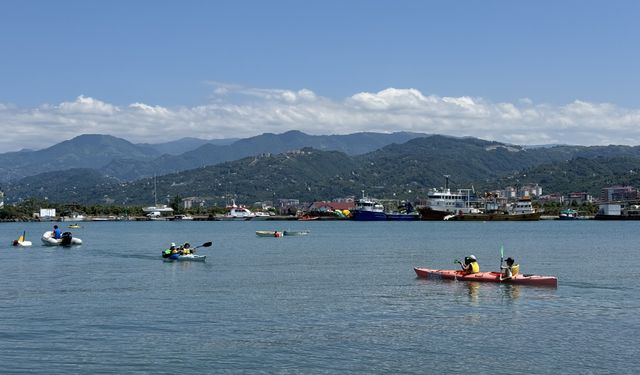 Trabzonlu gençler yelken ve kanoyla Avrupa hedefinde