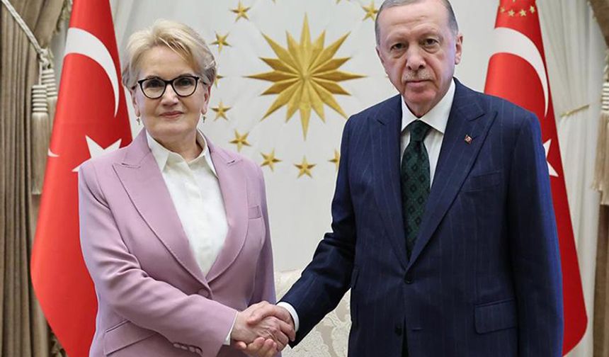 Beştepe'de Kritik Görüşme, Erdoğan ve Akşener Bir Araya Geldi