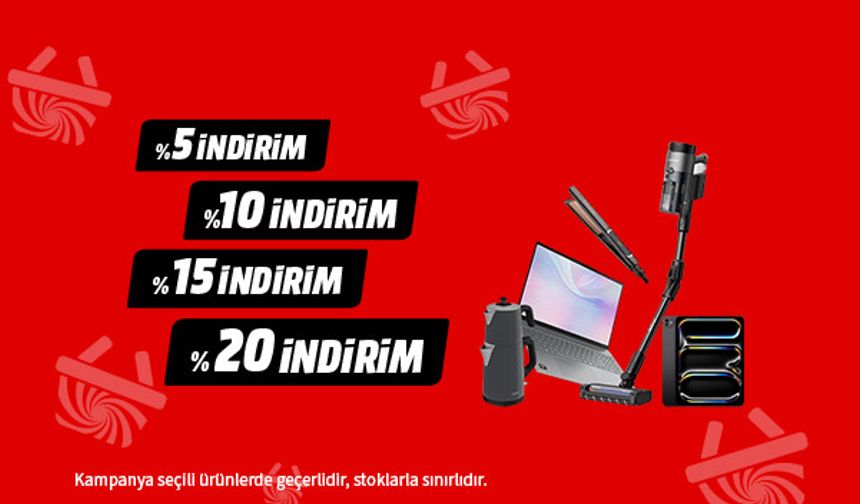 MediaMarkt’ta indirimli ürünler satışta!